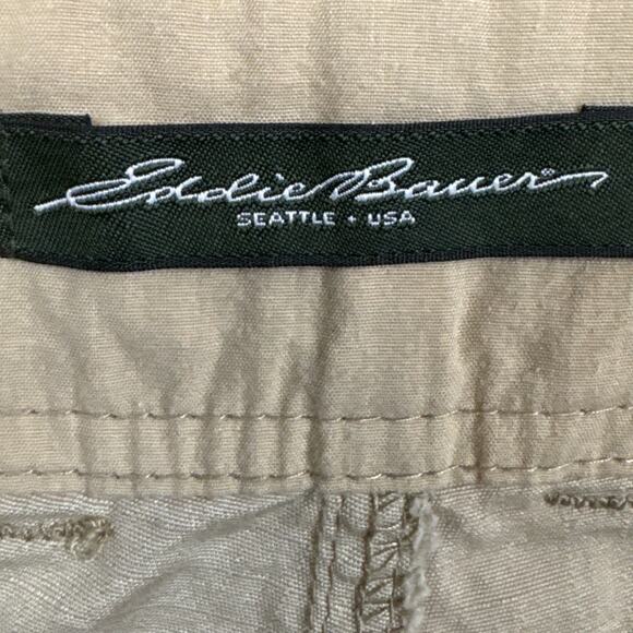 Eddie Bauer Womens Plus Size Hiking Utility Shorts Khaki Size 22W Gorpcore - Picture 6 of 8